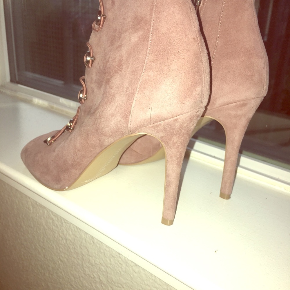 Suede Bootie heels!!
